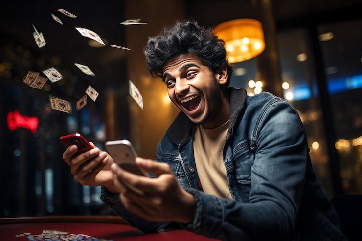 Pengguna ponsel membuka Raja Monyet